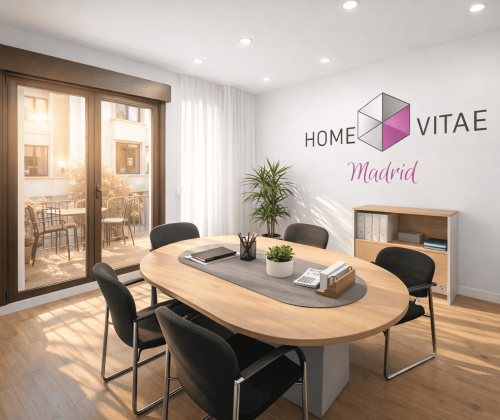 Sala de Reuniones con logo